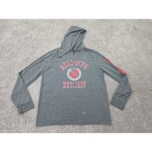 Aeropostale Pullover Hoodie Mens XL Gray Long Sleeve Aero-NYC Est‎ 1987